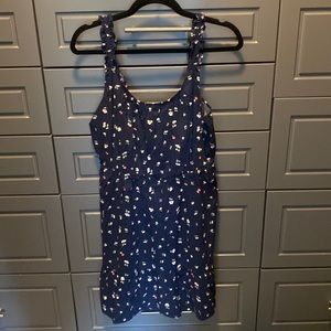 Navy blue dress, banana republic